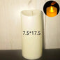 Flameless Flickering LED Candles Battery Operated for Wedding Birthday Party Romantic Ambience Home Decor Warm Light 3D Flame
