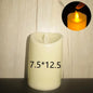 Flameless Flickering LED Candles Battery Operated for Wedding Birthday Party Romantic Ambience Home Decor Warm Light 3D Flame