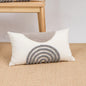 Grey and White Geometric Tufted Cushion Cover Bohemian Tassel Pillow Covers Decorative Light Luxury Cushion Cover Home Decor
