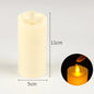 Flameless Flickering LED Candles Battery Operated for Wedding Birthday Party Romantic Ambience Home Decor Warm Light 3D Flame