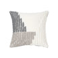 Grey and White Geometric Tufted Cushion Cover Bohemian Tassel Pillow Covers Decorative Light Luxury Cushion Cover Home Decor